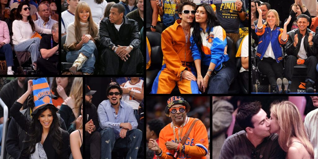 The 15 Best Photos of Celebrities Sitting Courtside at a Knicks Game The 15 Best Photos of Celebrities Sitting Courtside at a Knicks Game