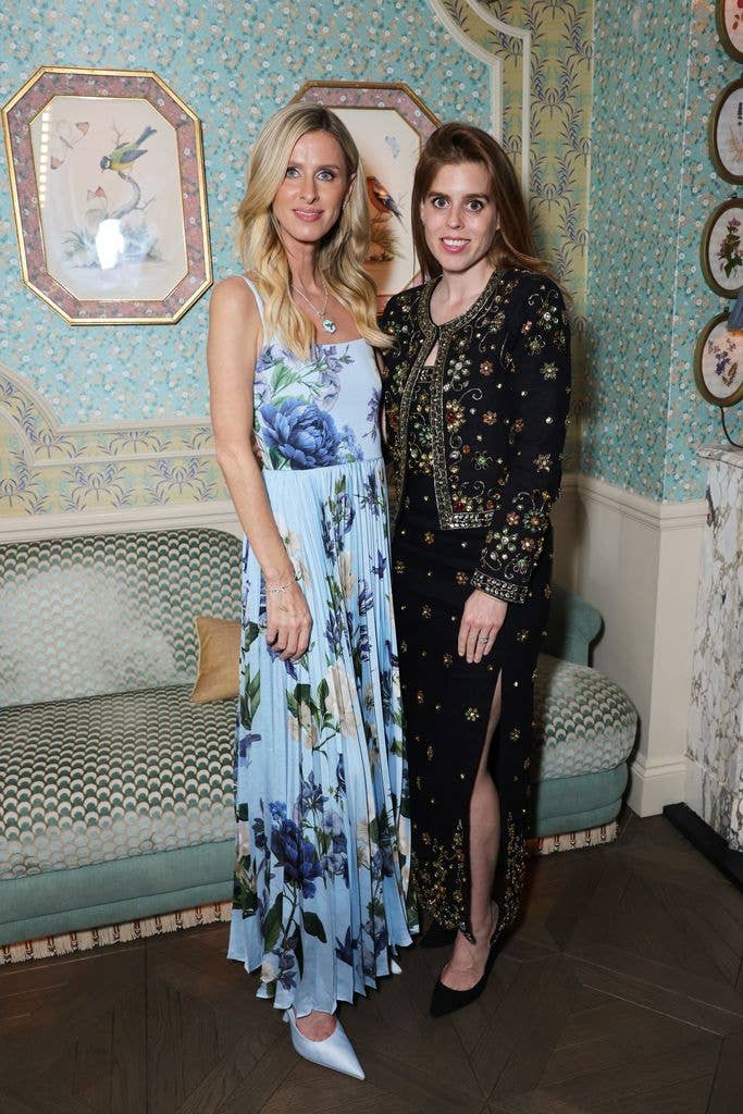 Nicky Hilton Rothschild and Princess Beatrice of York attend the ALICE + OLIVIA in-store event with Nicky Hilton and Stacey Bendet on June 4, 2026 in London, England