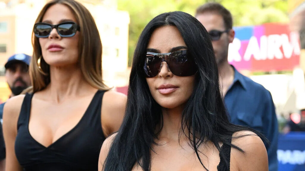 Kim and Khloé Kardashian stun in matching looks at Monaco Grand Prix Kim and Khloé Kardashian stun in matching looks at Monaco Grand Prix