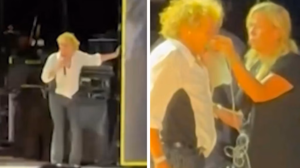 Rod Stewart stops Utah concert to use oxygen tank onstage Rod Stewart stops Utah concert to use oxygen tank onstage