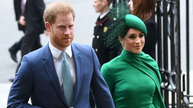 Prince Harry and Meghan Markle attend Commonwealth Day in 2020. By: James Whatling/MEGA