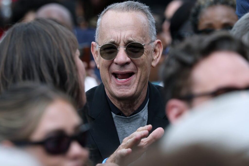 Tom Hanks shocks reporter with brutal joke about MS NOW ratings during live interview “It’s great to see you,” the journalist said, as Hanks asked, “What can I do for the 800 people watching MS NOW?”