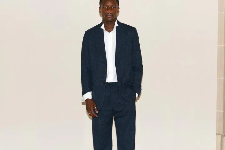 Mamadou Sidibe at Dior Spring Summer 2027 show Paris Fashion week
