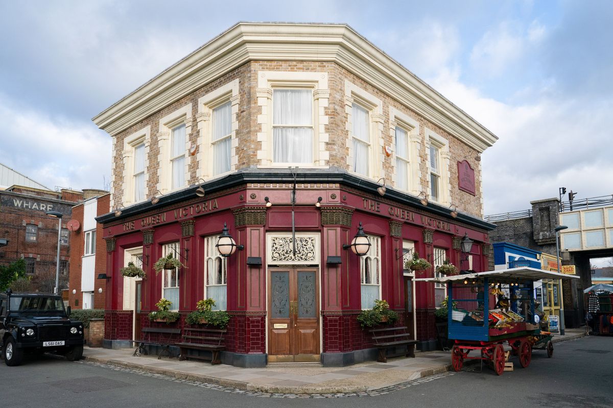 The incident occurred on the set of the BBC One soap opera