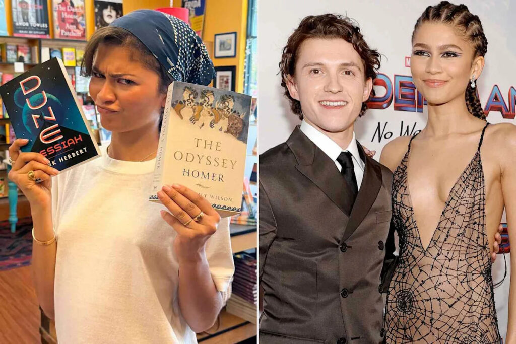 Zendaya Visits Small California Bookshop and Gives Playful Nod to Partner Tom Holland Zendaya Visits Small California Bookshop and Gives Playful Nod to Partner Tom Holland