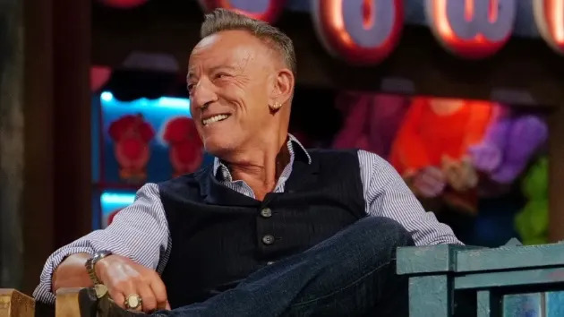 Bruce Springsteen on Jimmy Kimmel Live!/(Disney/Randy Holmes)