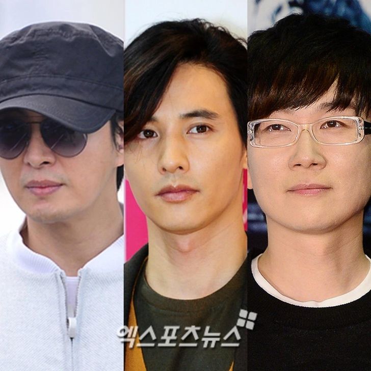 From left, Bae Yong-joon, Won Bin and Seo Taiji / Xportsnews
