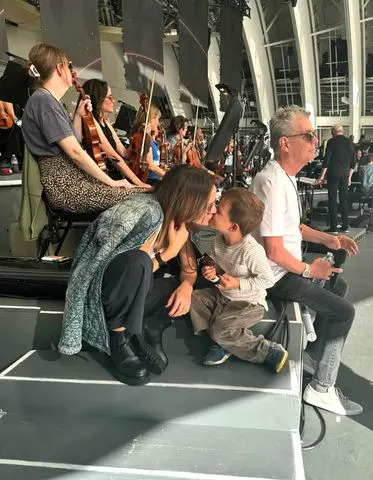 Katharine McPhee, David Foster and RennieCredit: Katharine McPhee Foster/Instagram