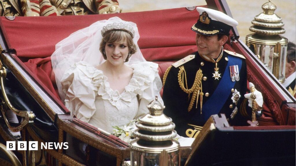 King’s Birthday Honours list revealed as Diana’s wedding dress designer David Emanuel awarded King Charles and Diana in her wedding dress on their wedding day in a chariot.