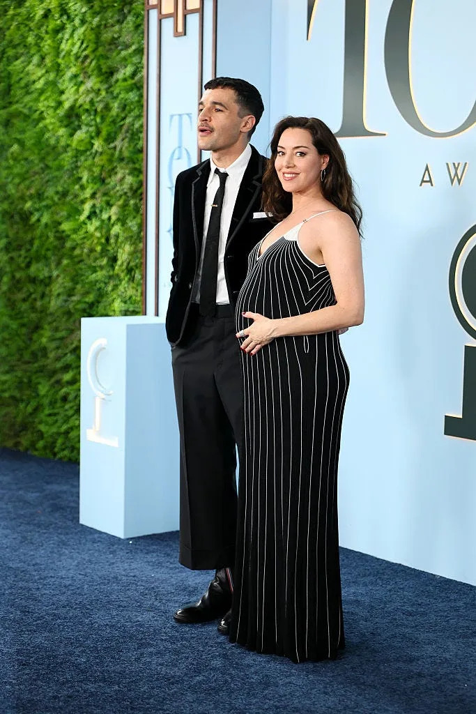 new york, new york june 07 lr christopher abbott and aubrey plaza attend the 79th annual tony awards at radio city music hall on june 07, 2026 in new york city photo by dia dipasupilwireimage