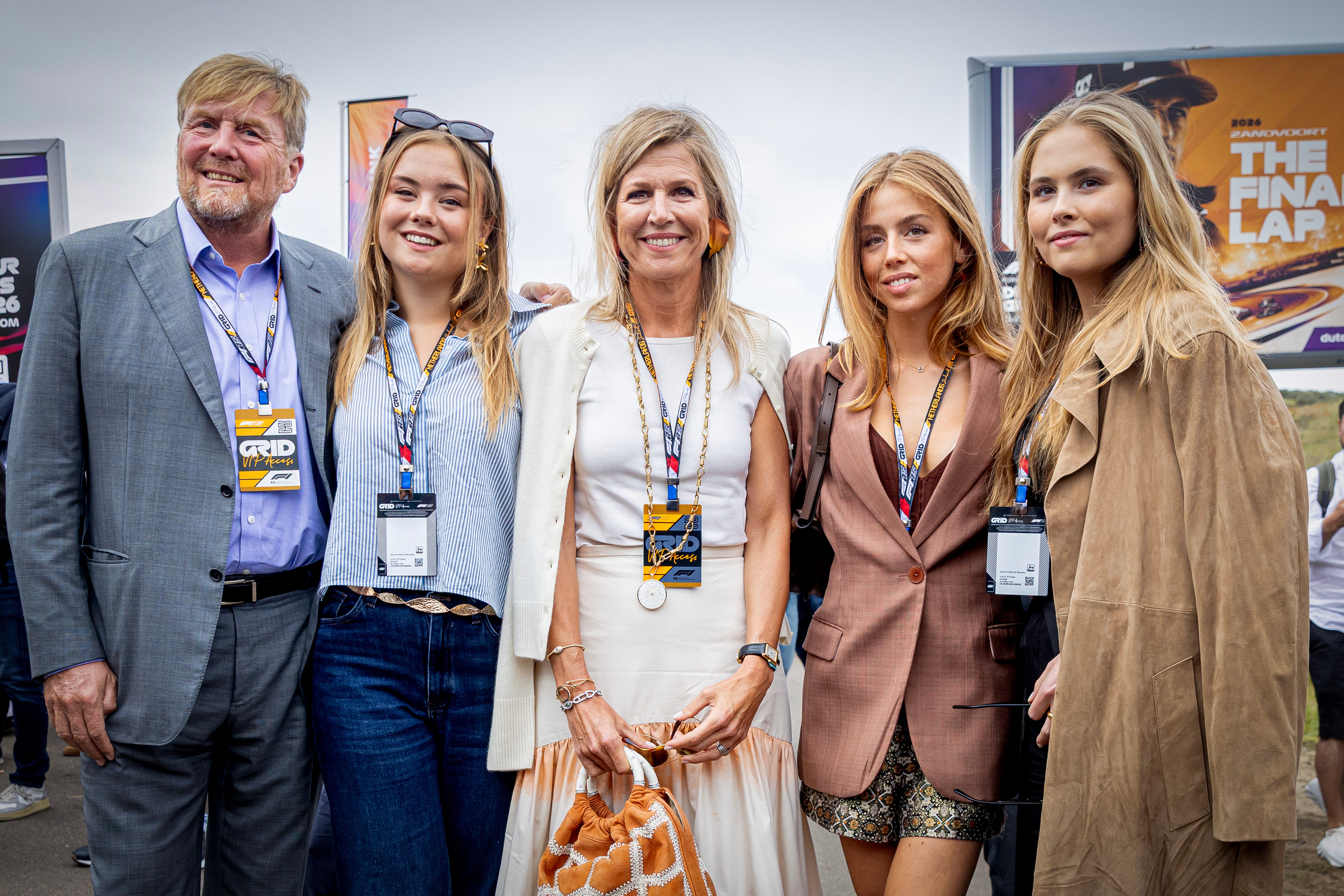 Dutch Royal Family Attends F1 Dutch Grand Prix In Zandvoort