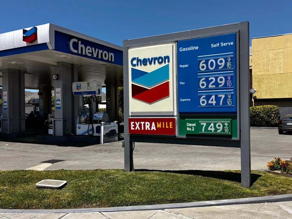 As of Tuesday, California has a $5.71-per-gallon price compared to the national average of $4.04. AP Photo/Terry Chea