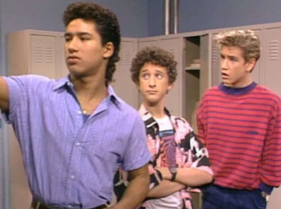 Mario Lopez, Dustin Diamond, and Mark-Paul Gosselaar in