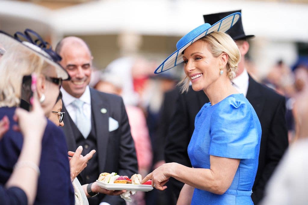  Zara Tindall during a Royal Garden Party at Buckingham Palace in May