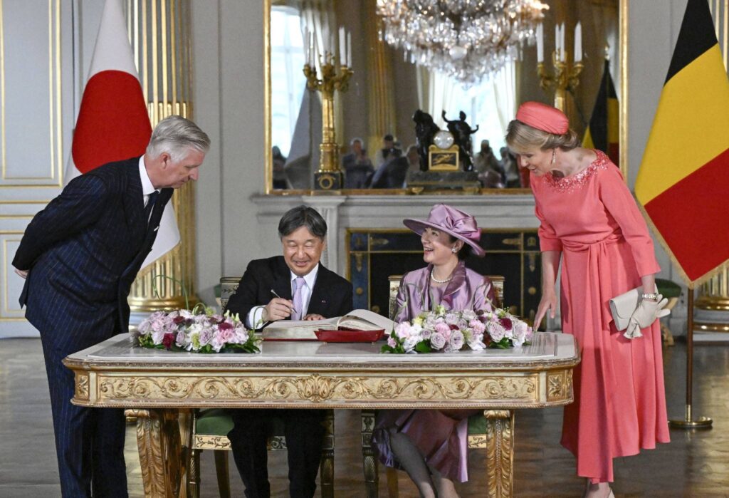 Emperor Naruhito wishes for lasting friendship at Belgian banquet