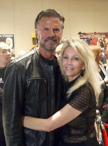 Lorenzo Lamas and Heather Locklear attend the Chiller Theatre Expo Spring in April 2026Credit: Bobby Bank/Getty