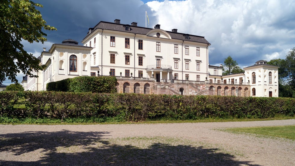 Rosersberg Palace on the Lake Malaren, on the outskirts of Stockholm, Sweden