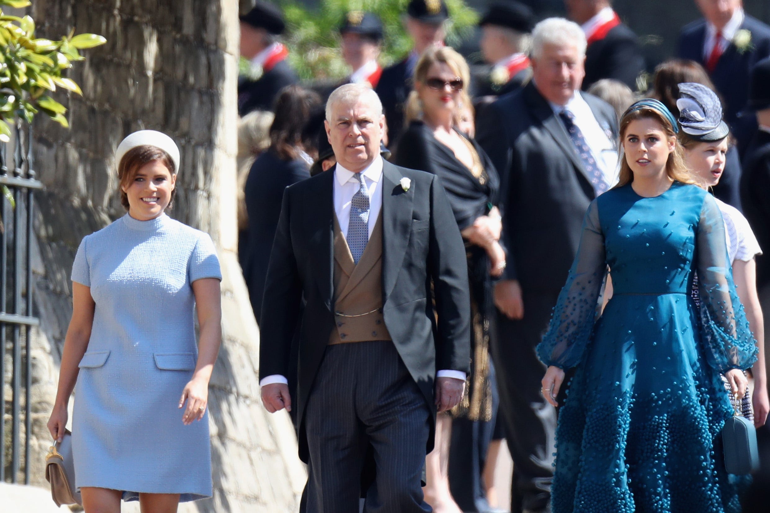 Princess Eugenie, left, has a property in Kensington Palace, while Beatrice, right, has one at St James’s Palace