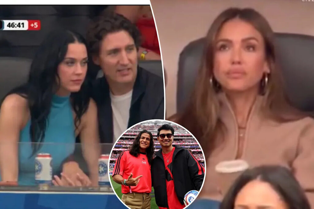 Jessica Alba, Katy Perry among celebrities at Canada-South Africa in World Cup Round of 32