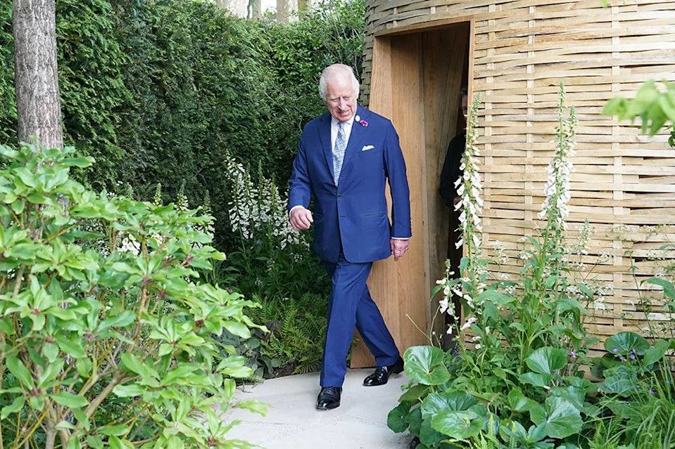 King Charles exploring the Chelsea Flower Show