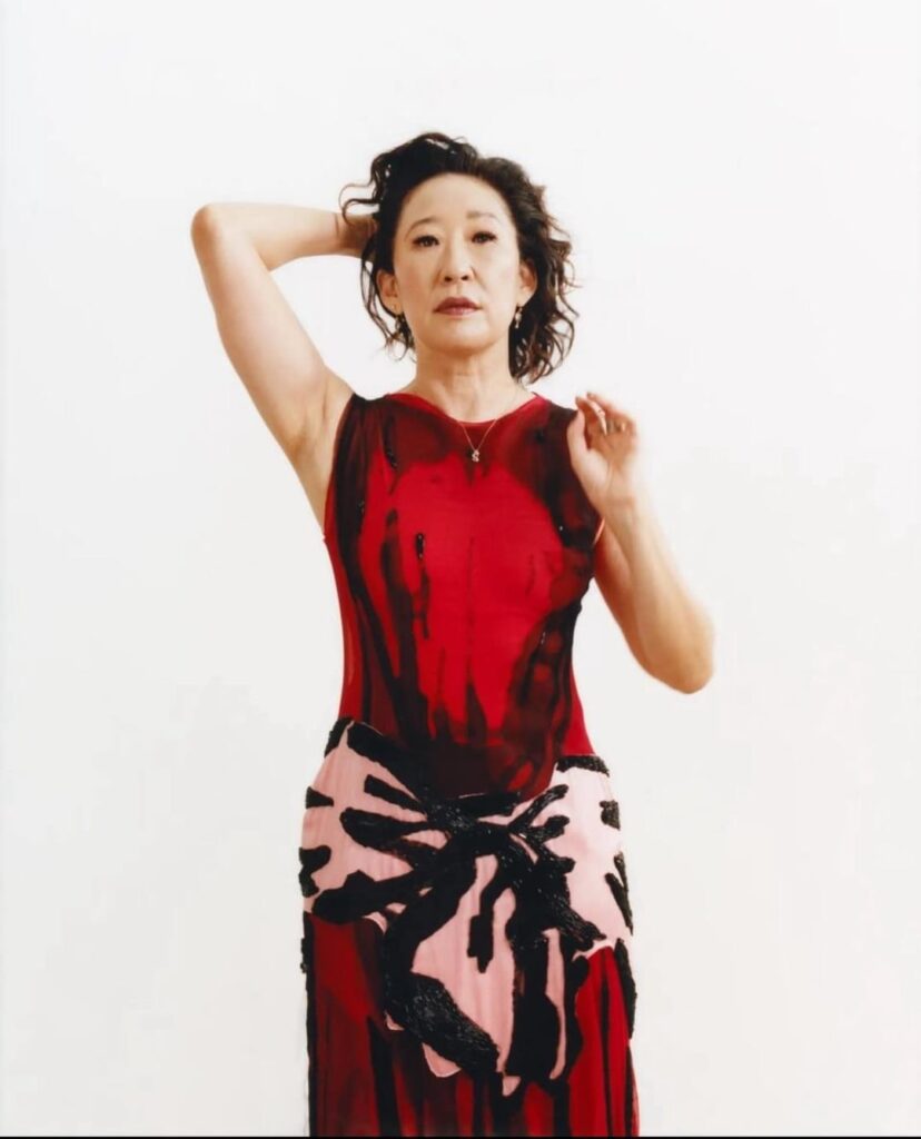 Sandra Oh Photographed for British Vogue Profile