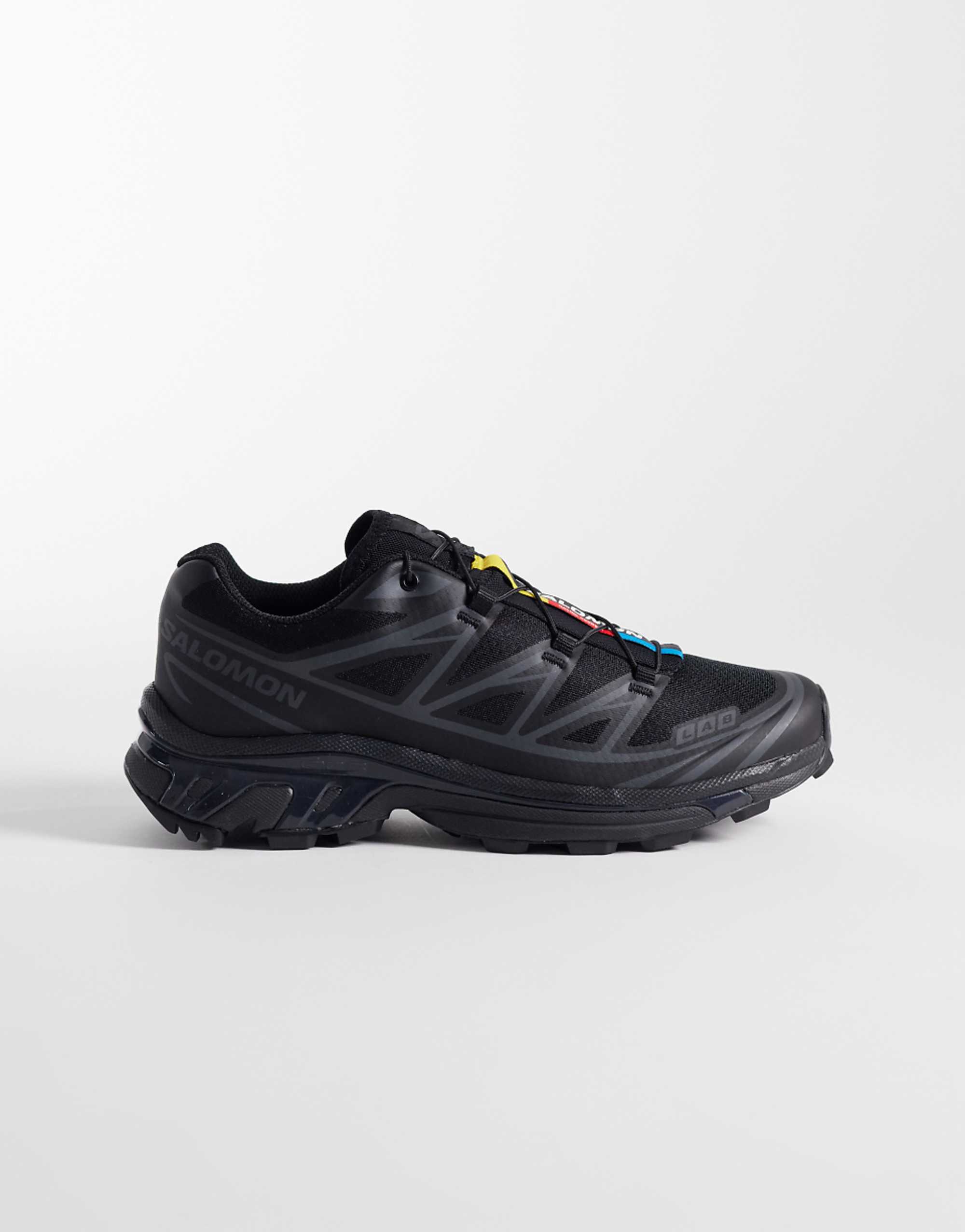 Salomon Xt-6 Unisex Trainers in Black and Phantom