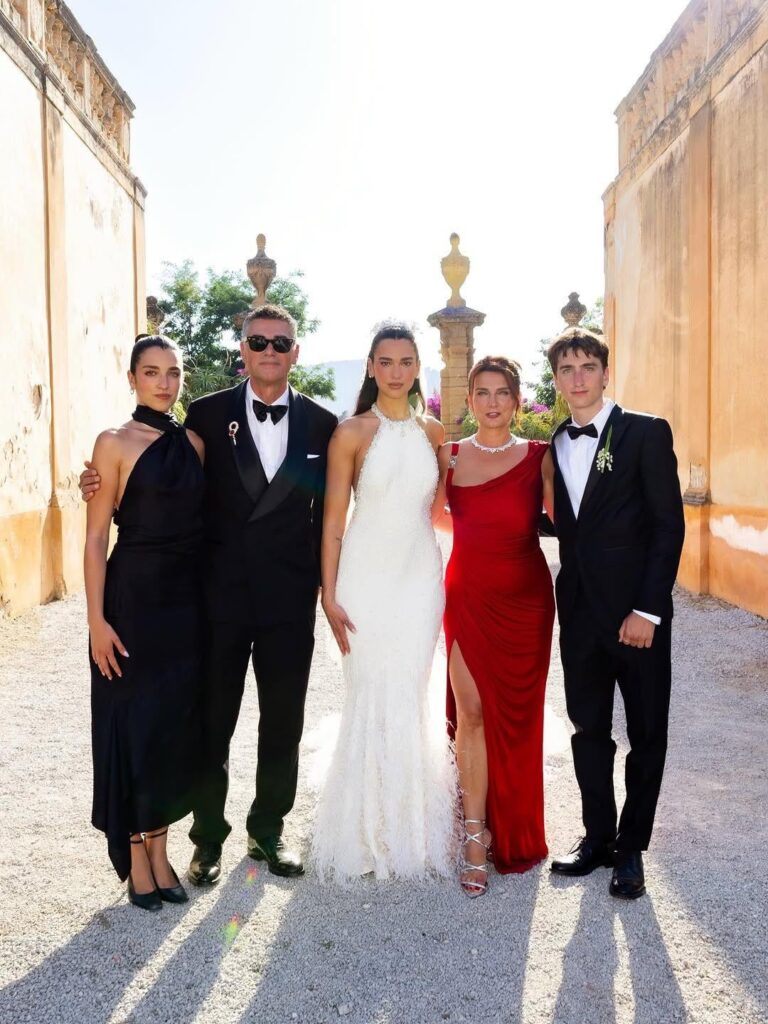 Dua Lipa's mother, Anesa, shares family photos from her wedding
