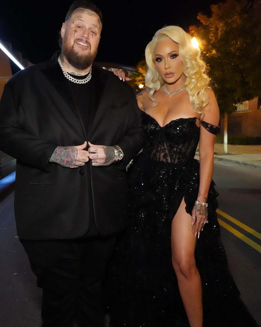 Jelly Roll and Bunnie Xo at the Country Music Association Awards in 2024. Photo: @jellyroll615/Instagram