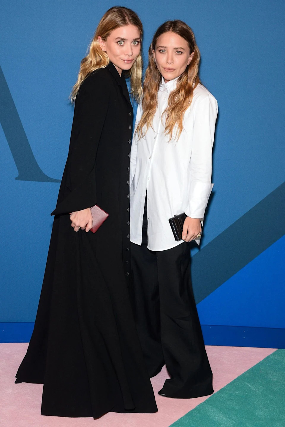 Mary-Kate and Ashley Olsen at 2017 CFDA fashion awards.