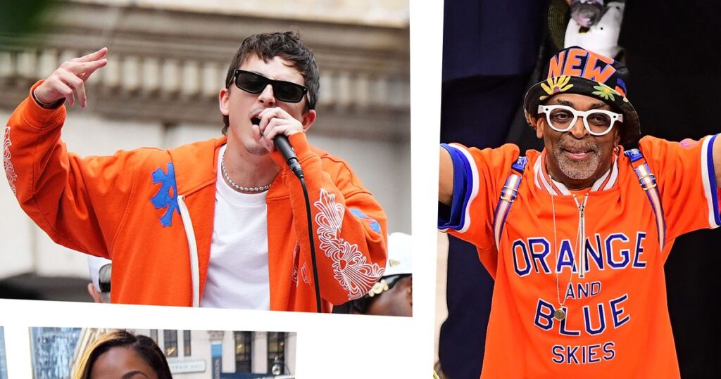 Which Celebrities Were at the Knicks Parade?