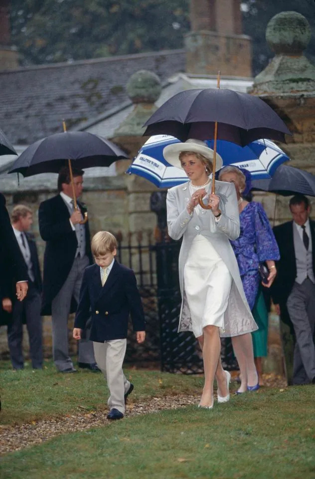 Princess Diana and Prince William at Althorp House in 1989.Credit: Tim Graham/Getty Images