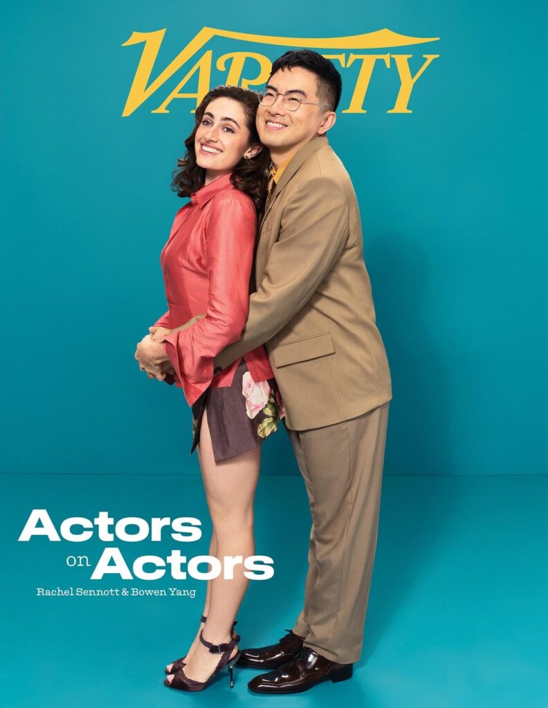 Rachel Sennott & Bowen Yang for Variety’s Actors on Actors Issue. Photographed by Mary Ellen Matthews.