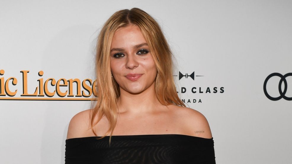 TORONTO, ONTARIO - SEPTEMBER 06: Maisy Stella attends the Poetic License premiere party hosted by World Class Canada and Audi at Vinny during the Toronto International Film Festival on September 06, 2025 in Toronto, Ontario. (Photo by Sonia Recchia/Getty Images for World Class Canada & Audi)