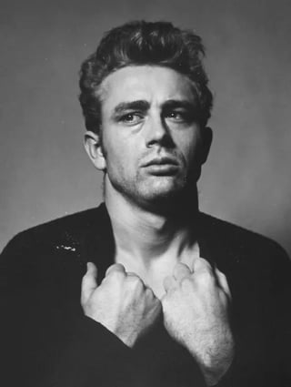 James Dean photographed by Roy Schatt (1954)
