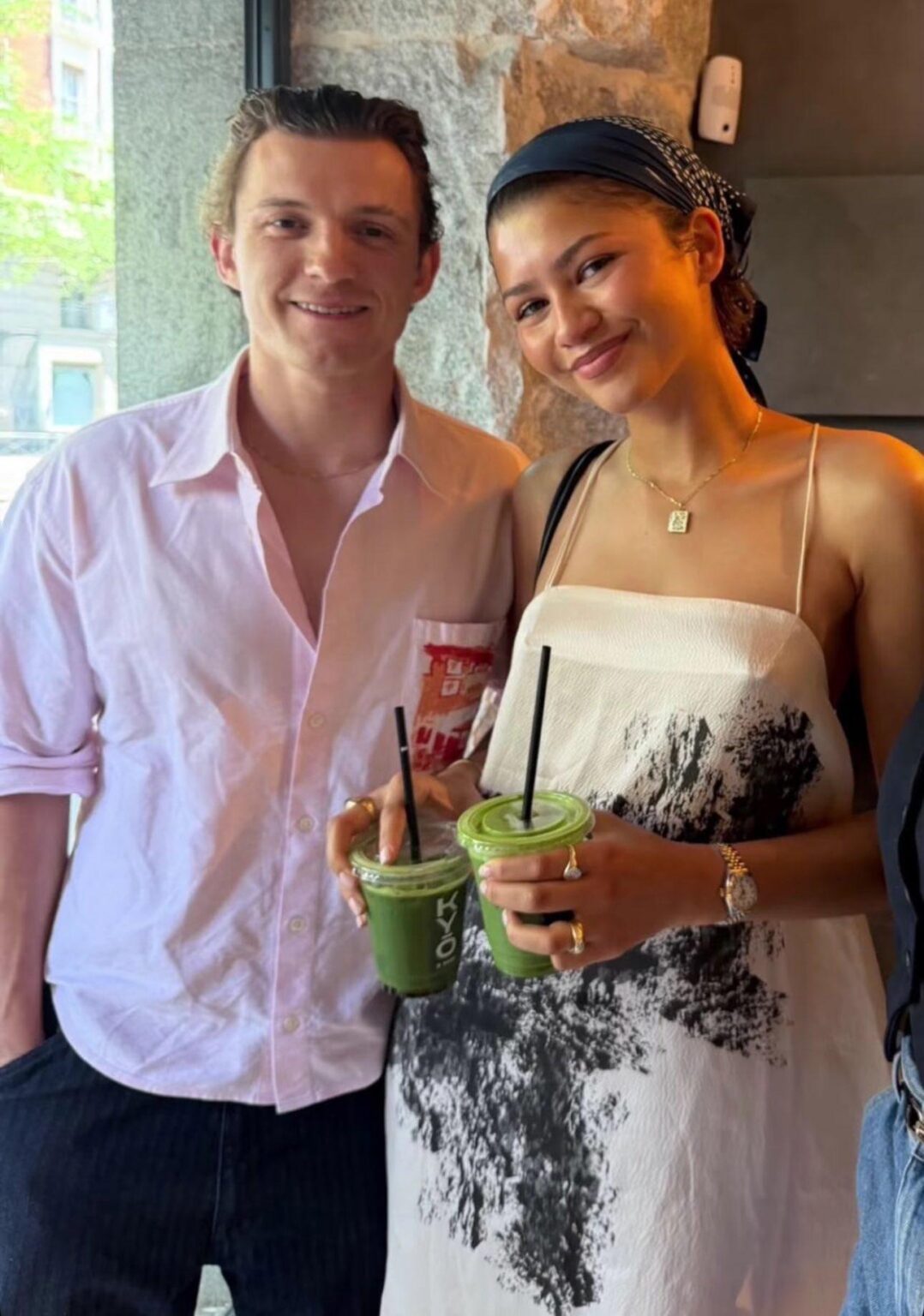 Tom Holland and Zendaya in newly shared picture.