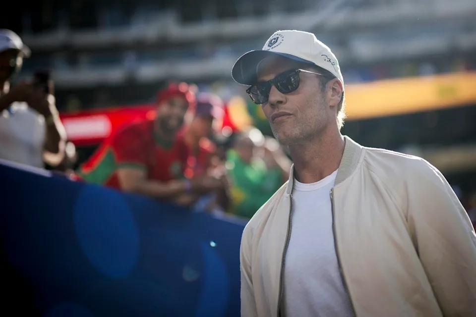 Tom Brady at the FIFA World Cup 2026 Group C football match between Brazil and Morocco on June 13, 2026Credit: Getty Images