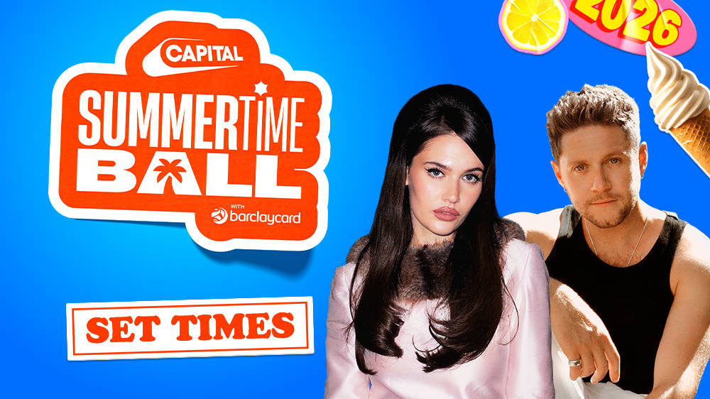 Set times for Capital’s Summertime Ball with Barclaycard 2026 Set times for Capital’s Summertime Ball with Barclaycard 2026