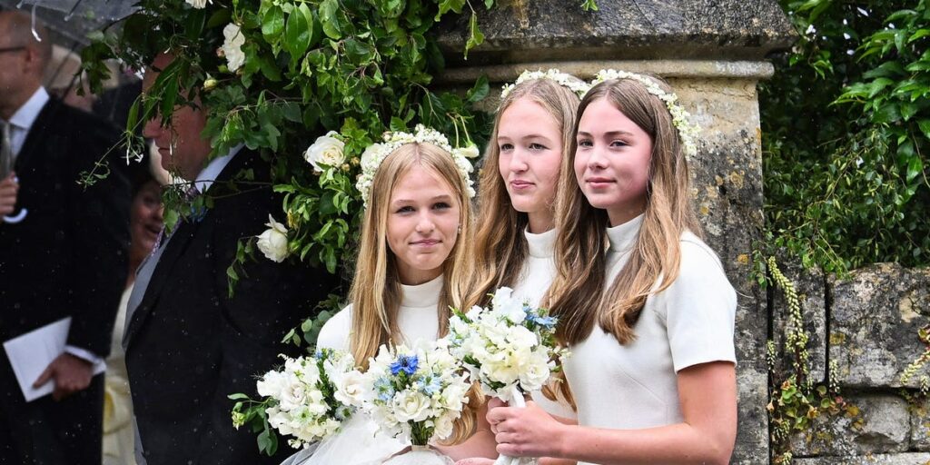 Harriet Sperling’s Bridesmaids, Isla Phillips, Savannah Phillips, and Georgina Sperling, Looked Lovely in Matching Emilia Wickstead Harriet Sperling’s Bridesmaids, Isla Phillips, Savannah Phillips, and Georgina Sperling, Looked Lovely in Matching Emilia Wickstead