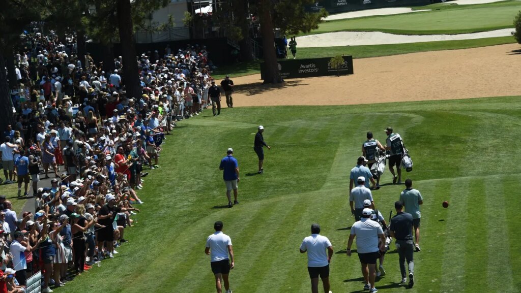 Drake Maye is out, Drew Brees is in at celebrity golf at Lake Tahoe