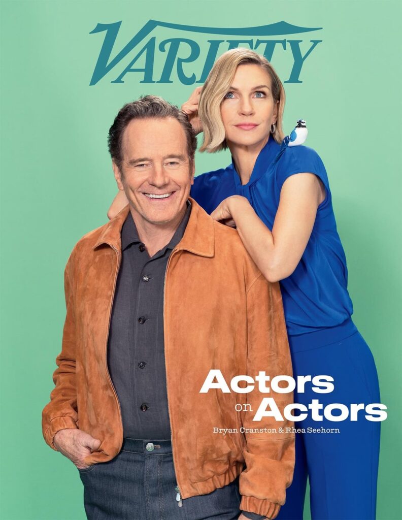 Bryan Cranston and Rhea Seehorn for Variety's Actors on Actors; Photography by Mary Ellen Matthews