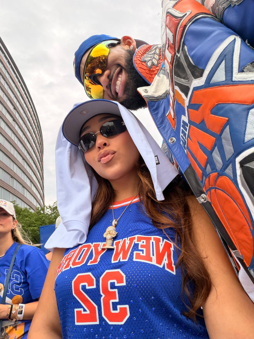 Jordyn Woods at the Knicks Parade