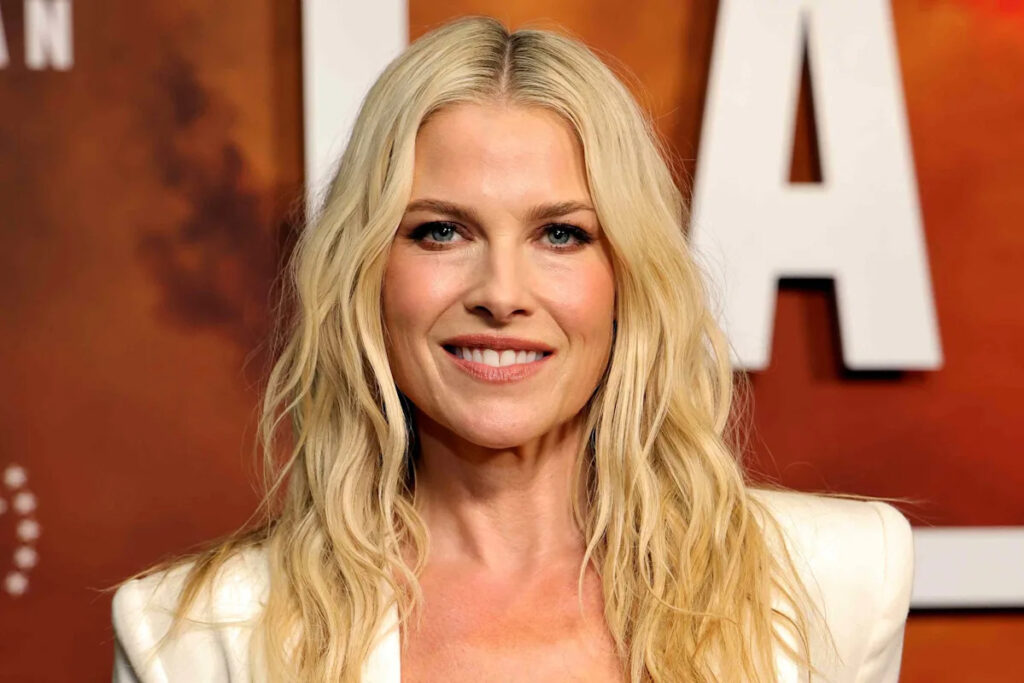 Ali Larter, 50, Goes Braless in a Sheer Emerald Evening Dress and Optical Illusion Heels Ali Larter, 50, Goes Braless in a Sheer Emerald Evening Dress and Optical Illusion Heels