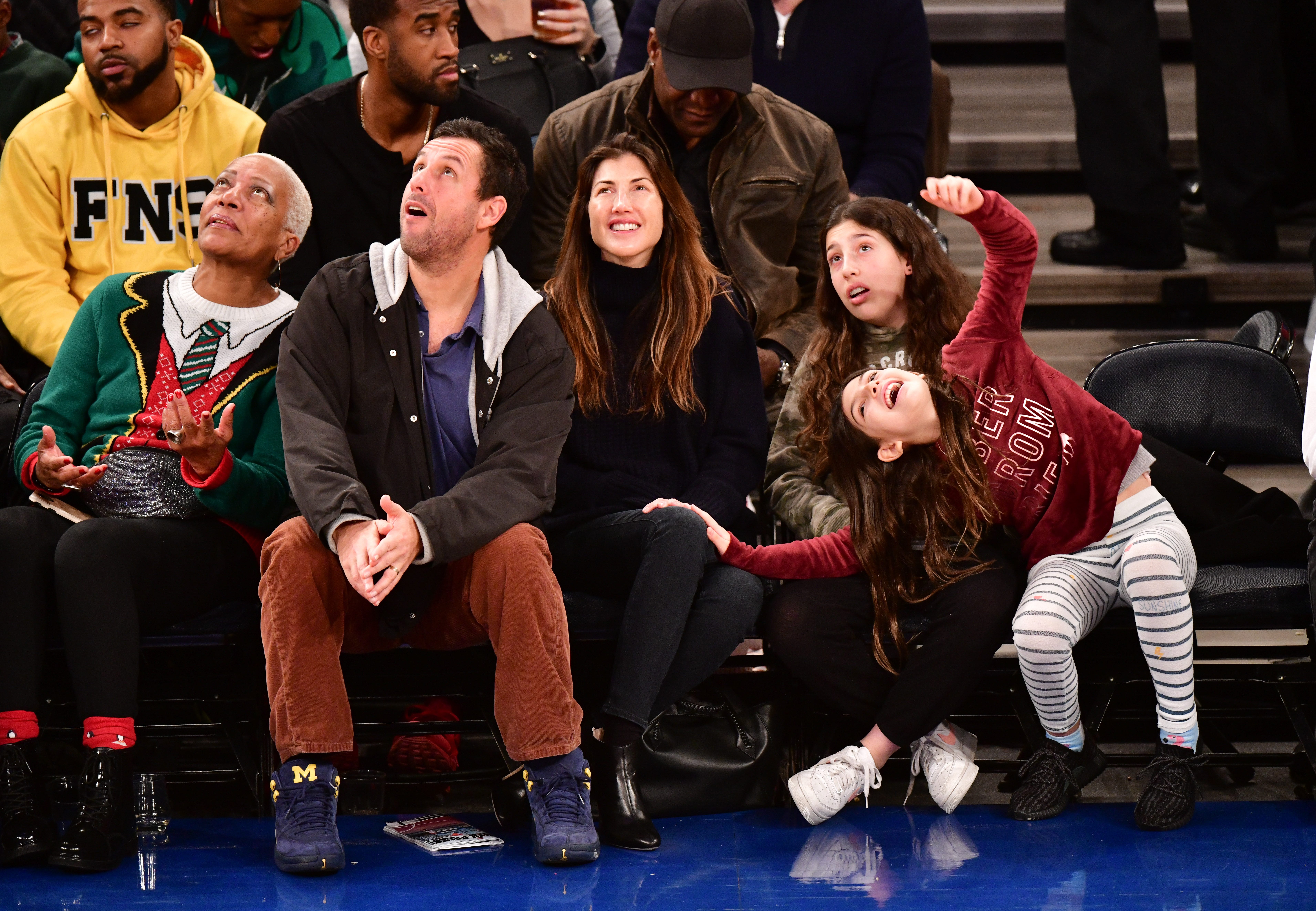 Celebrities Attend Milwaukee Bucks v New York Knicks