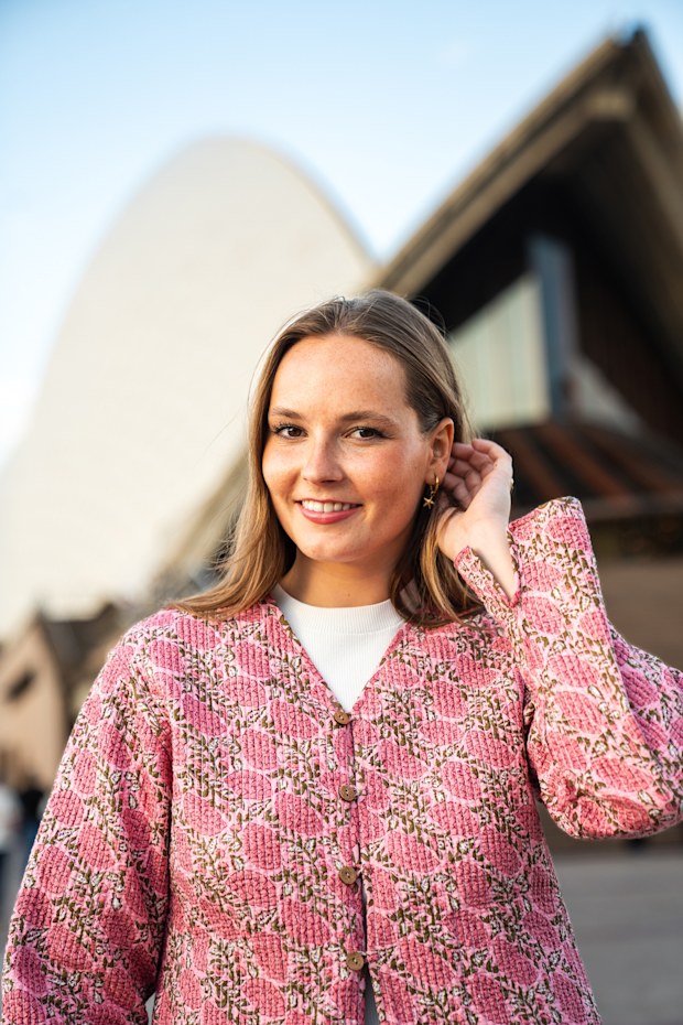 Princess Ingrid Alexandra of Norway, pictured in front of the Sydney Opera House, in a new photo shared by the Royal Palace to mark her 22nd birthday on January 21, 2026.