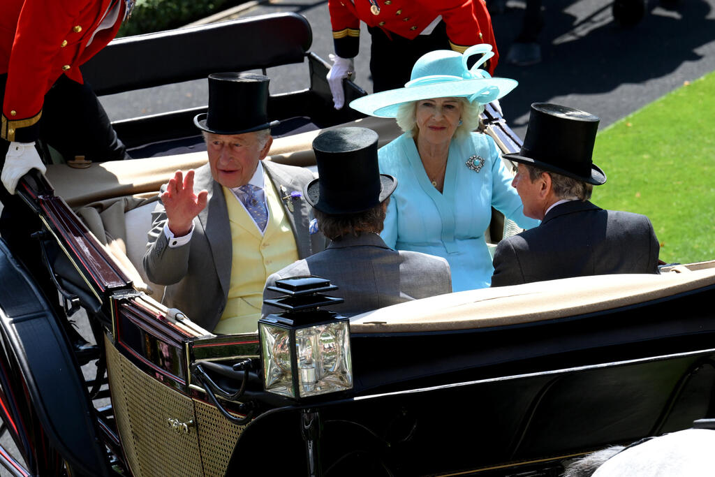 Queen Camilla and King Charles at Royal Ascot (Photo: Kirstin Sinclair/Getty Images for Royal Ascot) המלכה קמילה והמלך צ'ארלס ברויאל אסקוט, 2026