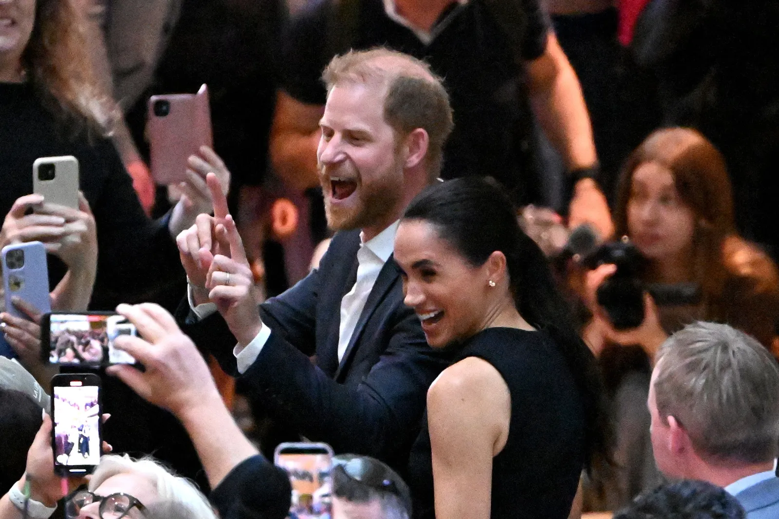 Prince Harry and Meghan Markle at the Royal Children's Hospital in Melbourne, Australia, on April 14, 2026.