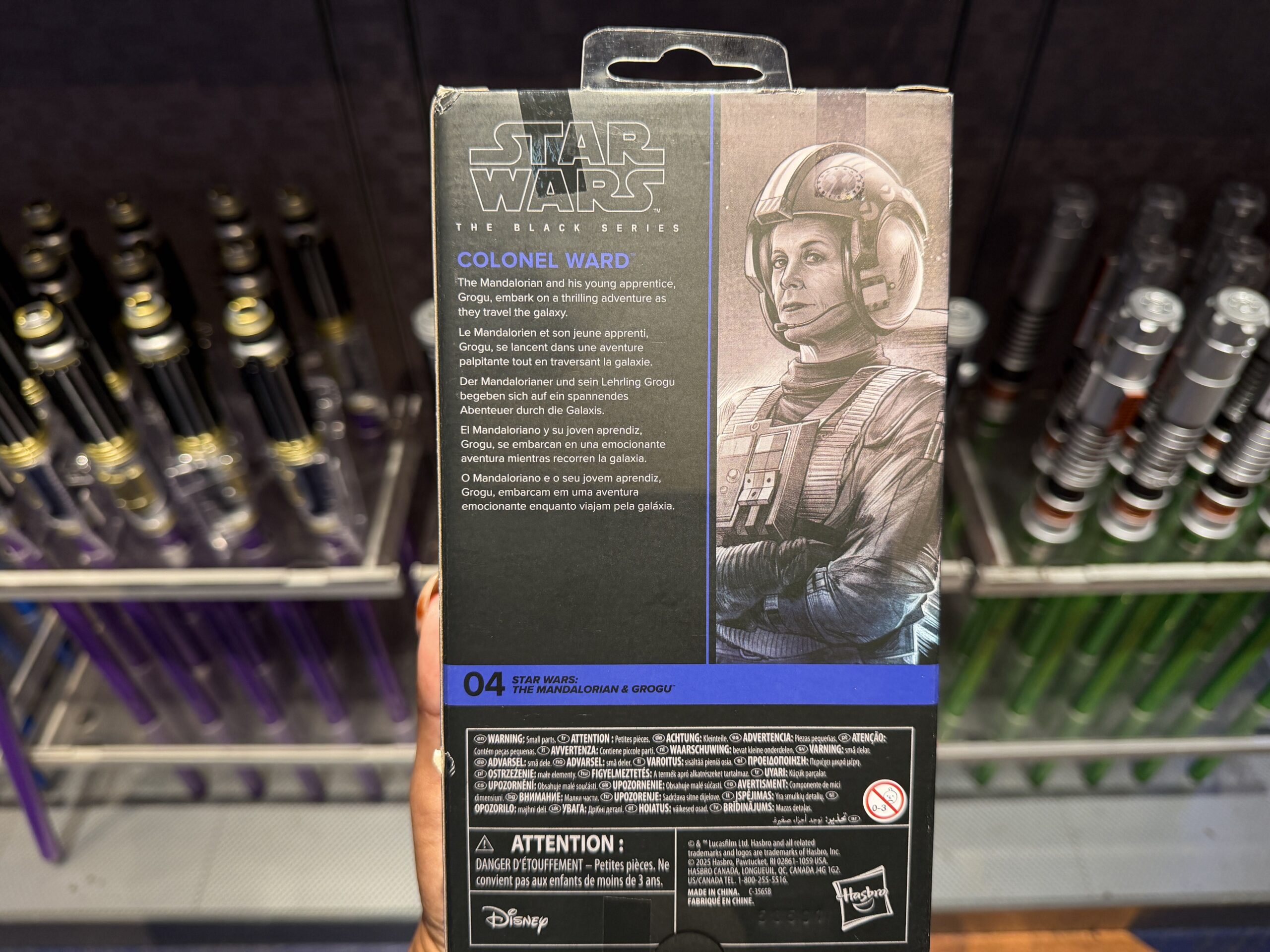 A new wave of Star Wars merchandise has arrived at Disneyland, including several graphic T-shirts, a keychain, and multiple Hasbro Black Series figures inspired by Star Wars: Attack of the Clones, The Mandalorian & Grogu, Star Tours, and more.