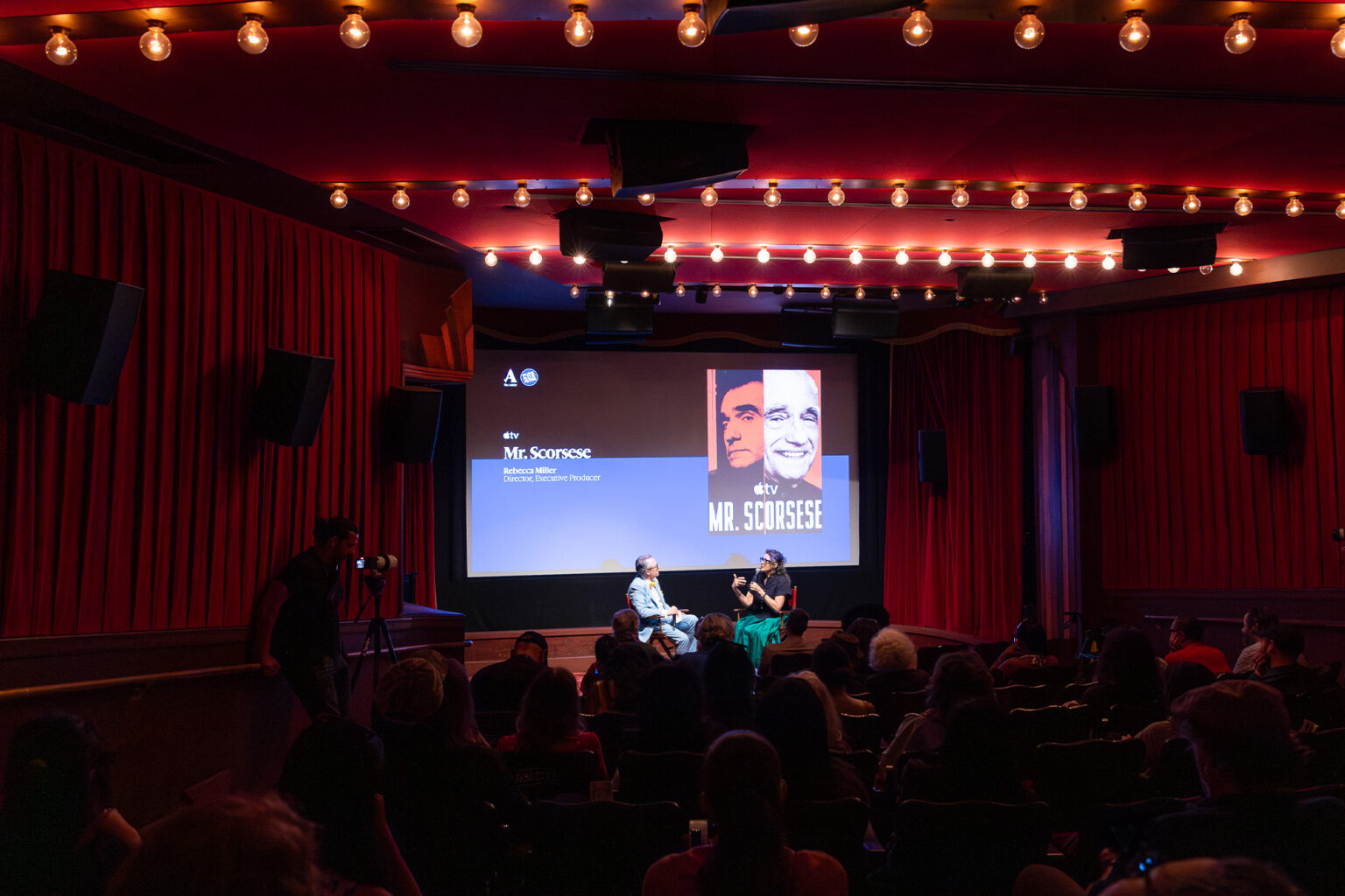 Thom Powers and Rebecca Miller in conversation at The Ankler and Pure Nonfiction's Documentary Spotlight event