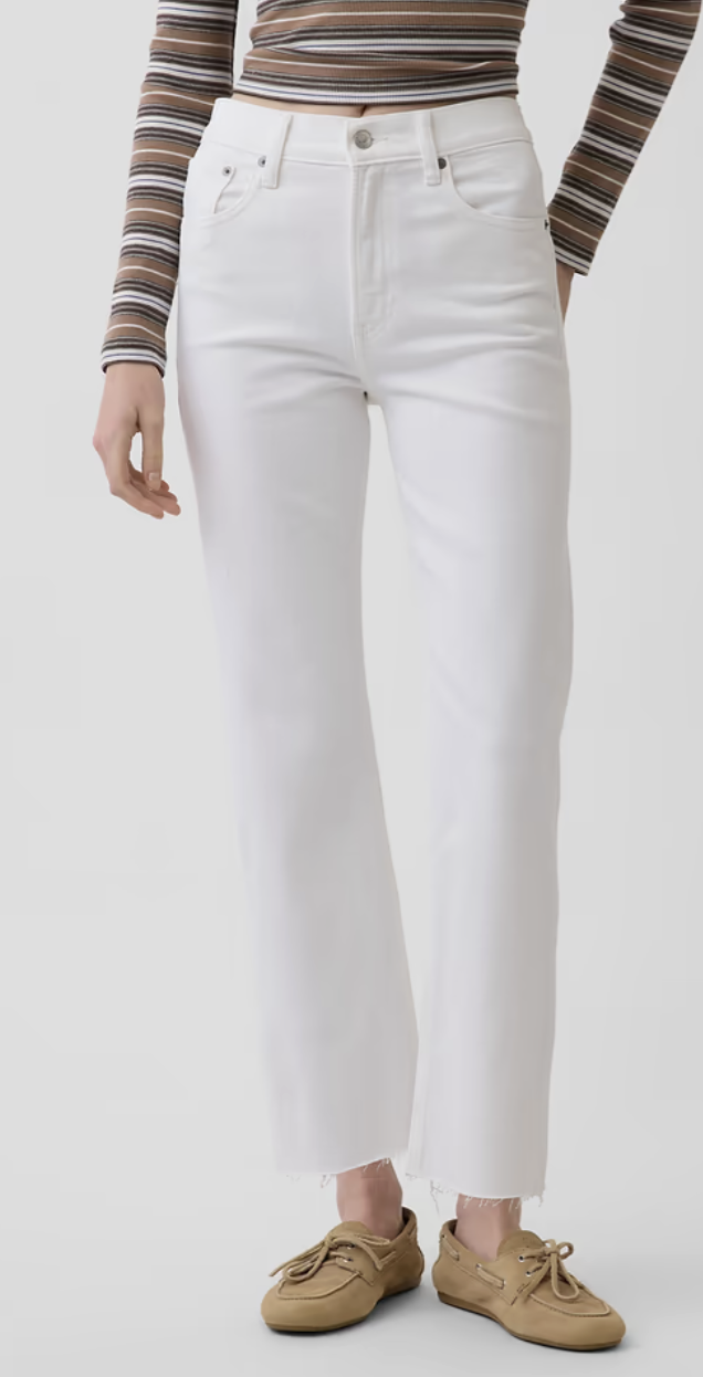 Gap, High Rise &rsquo;90s Slim Straight Crop Jeans