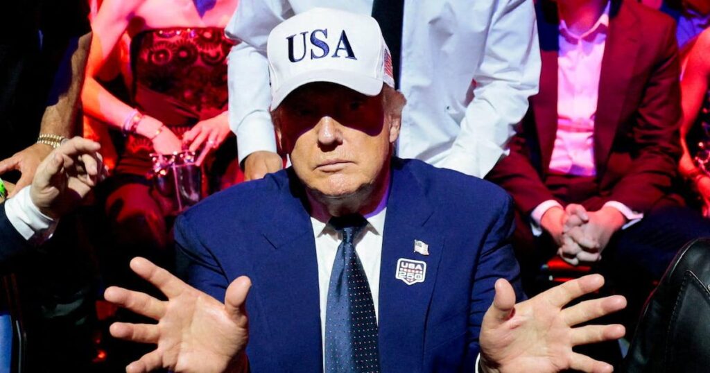 Trump Gives Awkward Response to Keystone Kash’s UFC Boast | Trump appeared clueless and unfazed when asked about the FBI arresting five people over an alleged terror plot targeting his UFC birthday bash “I haven’t heard about it, no,” He said when asked if he was briefed about the incident